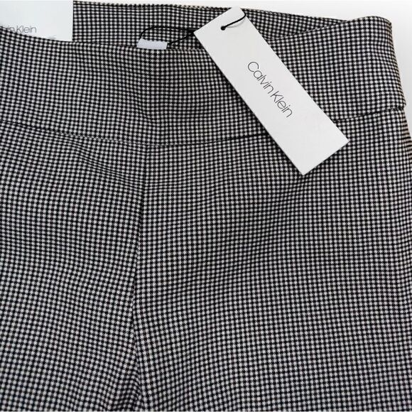 NWT Calvin Klein micro checkered stretch skinny slim pants size S - Picture 4 of 8